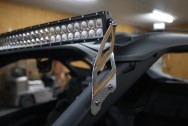 2024 Can Am Maverick R XRS W/Smart Shocks LED Light Bar Accessory Brackets AFTER Chrome-Like Metal Polishing | Aluminum Polishing | Bracket Polishing