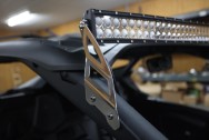 2024 Can Am Maverick R XRS W/Smart Shocks LED Light Bar Accessory Brackets AFTER Chrome-Like Metal Polishing | Aluminum Polishing | Bracket Polishing