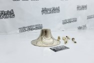 Vintage Brass Bell AFTER Chrome-Like Metal Polishing - Brass Polishing - Bell Polishing 