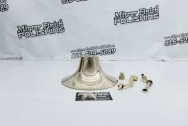 Vintage Brass Bell AFTER Chrome-Like Metal Polishing - Brass Polishing - Bell Polishing 