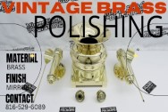 Brass Home Fixtures AFTER Chrome-Like Metal Polishing - Brass Polishing - Home Fixture Polishing