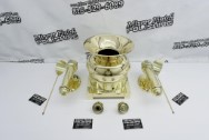 Brass Home Fixtures AFTER Chrome-Like Metal Polishing - Brass Polishing - Home Fixture Polishing