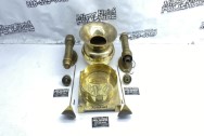 Brass Home Fixtures BEFORE Chrome-Like Metal Polishing - Brass Polishing - Home Fixture Polishing