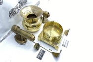 Brass Home Fixtures BEFORE Chrome-Like Metal Polishing - Brass Polishing - Home Fixture Polishing