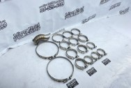 Steel Clamps BEFORE Chrome-Like Metal Polishing and Buffing Services - Steel Polishing Service