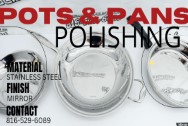 Stainless Steel Cookware AFTER Chrome-Like Stainless Steel Polishing | Cookware Polishing | Pots and Pans Polishing Services 