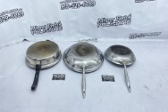 Stainless Steel Cookware BEFORE Chrome-Like Stainless Steel Polishing | Cookware Polishing | Pots and Pans Polishing Services 