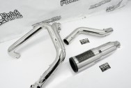 Vance & Hines Stainless Steel Exhaust System AFTER Chrome-Like Metal Polishing - Stainless Steel Polishing - Exhaust System Polishing Service