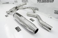 Vance & Hines Stainless Steel Exhaust System AFTER Chrome-Like Metal Polishing - Stainless Steel Polishing - Exhaust System Polishing Service