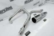 Vance & Hines Stainless Steel Exhaust System AFTER Chrome-Like Metal Polishing - Stainless Steel Polishing - Exhaust System Polishing Service