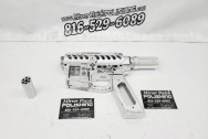 Aluminum AR-15 Gun / Firearm Reciever, Buffer Tube, Upper, Lower AFTER Chrome-Like Metal Polishing - Aluminum Polishing - Gun Polishing Services