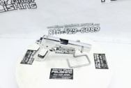 Colt MKIV Government Model Series 80 Gun / Firearm Frame and Slide AFTER Chrome-Like Metal Polishing - Steel Polishing - Gun Polishing Services - Aluminum Polishing 