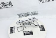 Colt MKIV Government Model Series 80 Gun / Firearm Frame and Slide AFTER Chrome-Like Metal Polishing - Steel Polishing - Gun Polishing Services - Aluminum Polishing 