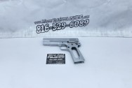 Colt MKIV Government Model Series 80 Gun / Firearm Frame and Slide BEFORE Chrome-Like Metal Polishing - Steel Polishing - Gun Polishing Services - Aluminum Polishing 