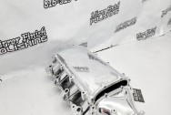 Holley EFI Aluminum Intake Manifold AFTER Chrome-Like Metal Polishing - Aluminum Polishing - Intake Manifold Polishing Services