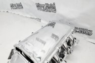 Holley EFI Aluminum Intake Manifold AFTER Chrome-Like Metal Polishing - Aluminum Polishing - Intake Manifold Polishing Services