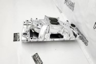 Edelbrock RPM Air Gap Aluminum Intake Manifold AFTER Chrome-Like Metal Polishing - Aluminum Polishing - Intake Manifold Polishing Services