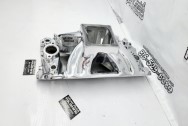 Wilson Manifolds Aluminum Intake Manifold AFTER Chrome-Like Metal Polishing - Aluminum Polishing - Intake Manifold Polishing Services