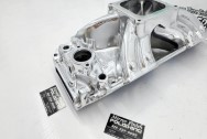 Aluminum V8 Intake Manifold AFTER Chrome-Like Metal Polishing - Aluminum Polishing - Intake Manifold Polishing Services