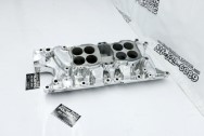 Edelbrock Aluminum Intake Manifold AFTER Chrome-Like Metal Polishing - Intake Manifold Polishing | Aluminum Polishing Services