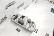 AFR Aluminum Intake Manifold BEFORE Chrome-Like Metal Polishing - Aluminum Polishing - Intake Manifold Polishing Services