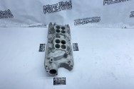 Edelbrock Aluminum Intake Manifold BEFORE Chrome-Like Metal Polishing - Intake Manifold Polishing | Aluminum Polishing Services