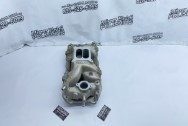 Edelbrock RPM Air Gap Aluminum Intake Manifold BEFORE Chrome-Like Metal Polishing - Intake Manifold Polishing | Aluminum Polishing Services