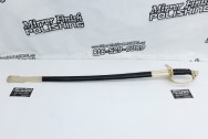 Brass Sword Handle and Sheath AFTER Chrome-Like Metal Polishing - Brass Polishing - Sword Handle Polishing 