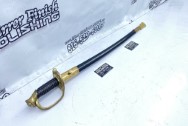 Brass Sword Handle and Sheath BEFORE Chrome-Like Metal Polishing - Brass Polishing - Sword Handle Polishing 