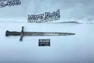 Vintage Dagger BEFORE Chrome-Like Metal Polishing - Dagger | Sword Polishing | Metal Polishing Services