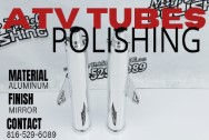 ATV Aluminum Tubes AFTER Chrome-Like Metal Polishing - Aluminum Polishing | Finishing Services | Polishing Services 