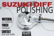 Suzuki Aluminum Differential Cover AFTER Chrome-Like Metal Polishing - Aluminum Polishing | Finishing Services | Polishing Services