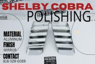 Shelby Cobra Aluminum Hood / Engine Scoop AFTER Chrome-Like Metal Polishing and Buffing Services | Aluminum Polishing | Scoop Polishing