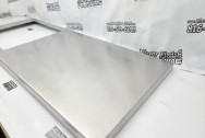 Stainless Steel Countertop AFTER Satin Finish Metal Polishing Services / Restoration Services - Countertop Polishing - Stainless Steel Polishing