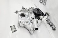 Dodge Hemi Aluminum Timing Cover Project AFTER Chrome-Like Metal Polishing - Aluminum Polishing - Timing Cover Polishing Service 