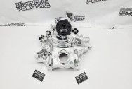 Dodge Hemi Aluminum Timing Cover Project AFTER Chrome-Like Metal Polishing - Aluminum Polishing - Timing Cover Polishing Service 