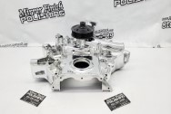 Dodge Hemi Aluminum Timing Cover Project AFTER Chrome-Like Metal Polishing - Aluminum Polishing - Timing Cover Polishing Service 