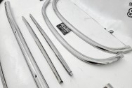 Stainless Steel Trim / Moulding Pieces AFTER Chrome-Like Metal Polishing - Trim / Moulding Polishing - Steel Polishing Services