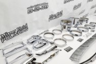 1962 Cadillac Light Housings, Grille Pieces, Trim Pieces, Etc AFTER Chrome-Like Metal Polishing - Stainless Steel Polishing - Trim Polishing Service