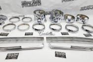 1962 Cadillac Light Housings, Grille Pieces, Trim Pieces, Etc AFTER Chrome-Like Metal Polishing - Stainless Steel Polishing - Trim Polishing Service