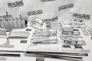 1962 Cadillac Light Housings, Grille Pieces, Trim Pieces, Etc AFTER Chrome-Like Metal Polishing - Stainless Steel Polishing - Trim Polishing Service