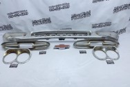 1961 C10 Apache Aluminum Grille | Trim BEFORE Chrome-Like Metal Polishing - Grille | Trim Polishing | Trim Polishing Services