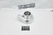 Garrett Aluminum Turbo Housing AFTER Chrome-Like Metal Polishing - Aluminum Polishing - Compressor Housing Polishing Services