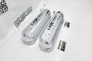 LSX 454 Aluminum Valve Covers AFTER Chrome-Like Metal Polishing - Aluminum Polishing - Valve Cover Polishing Services