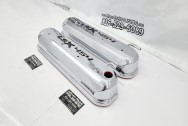 LSX 454 Aluminum Valve Covers AFTER Chrome-Like Metal Polishing - Aluminum Polishing - Valve Cover Polishing Services