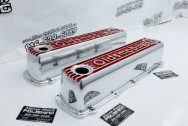 Oldsmobile Aluminum Valve Covers AFTER Chrome-Like Metal Polishing - Aluminum Polishing - Valve Cover Polishing Services