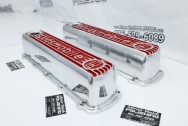 Oldsmobile Aluminum Valve Covers AFTER Chrome-Like Metal Polishing - Aluminum Polishing - Valve Cover Polishing Services