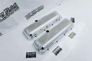 Chevy Corvette Aluminum Valve Covers AFTER Chrome-Like Metal Polishing - Aluminum Polishing - Valve Cover Polishing Services