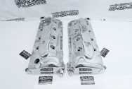 2003 - 2004 Ford Mustang Aluminum Valve Covers AFTER Chrome-Like Metal Polishing - Aluminum Polishing | Valve Cover Polishing