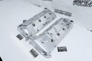 2003 - 2004 Ford Mustang Aluminum Valve Covers AFTER Chrome-Like Metal Polishing - Aluminum Polishing | Valve Cover Polishing